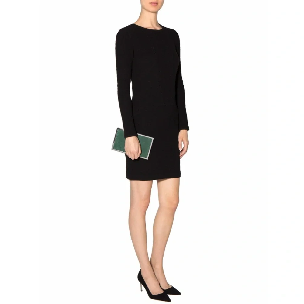 VICTORIA BECKHAM Lizard-Trimmed Box Clutch VBK0708-ID
